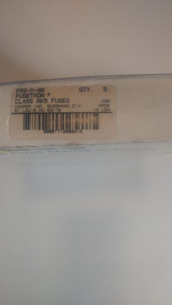 Bussmann Eaton FRS-R-80 Time Delay Fuse FAST FREE SHIPPING